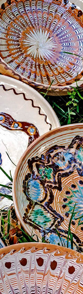 folk pottery image